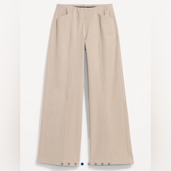 Old Navy High-Waisted Pull-On Pixie Wide-Leg Pants - Picture 4 of 14